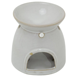 Heart Oil Burner, 10cm Ceramic Tealight Wax Melt and Essential Oil Burner