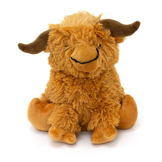 Heather Highland Cow Doorstop | Novelty Fabric Cow Shaped Door Stop - 20cm