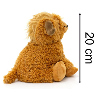 Heather Highland Cow Doorstop | Novelty Fabric Cow Shaped Door Stop - 20cm