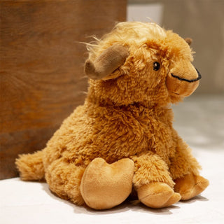 Heather Highland Cow Doorstop | Novelty Fabric Cow Shaped Door Stop - 20cm