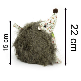Henrietta the Hedgehog Doorstop | Fabric Door Stop with Floral Design | 22 cm