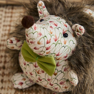 Henrietta the Hedgehog Doorstop | Fabric Door Stop with Floral Design | 22 cm