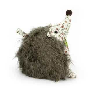 Henrietta the Hedgehog Doorstop | Fabric Door Stop with Floral Design | 22 cm