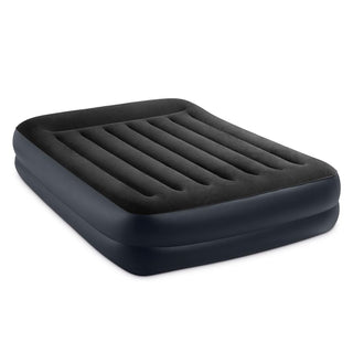 Intex Airbed With Built - In Pump | Dura - Beam Plus Pillow Rest Air Bed - 203x152cm