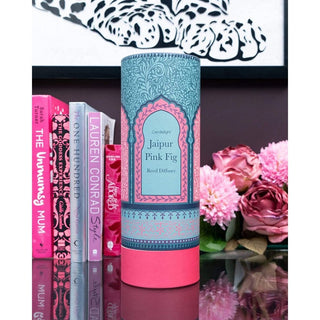 Jaipur Pink Fig 150ml Reed Diffuser | Home Fragrance Room Diffuser - Aroma Gift