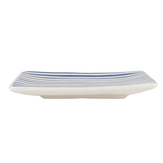 Jeff Banks Ceramic Soap Dish, 14cm Nautical Bathroom Soap Holder Tray