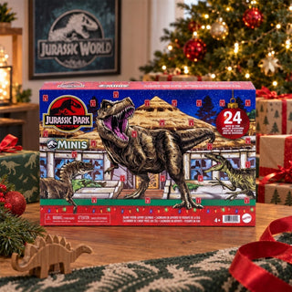 Jurassic World Toy Mini Figures Dinosaur Advent Calendar 2026, Dinosaur Playset