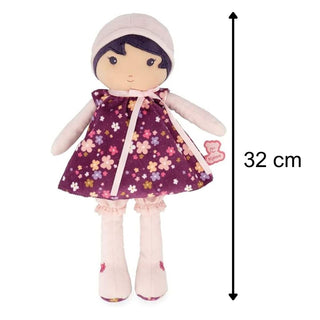 Kaloo Tendress My First Doll 32cm | Violette Soft Toy Cuddly Rag Doll With Dress