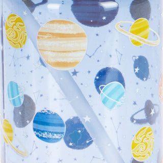 Kids Water Bottle | Children's Drinks Bottle with Straw & Handle 450ml - Planets