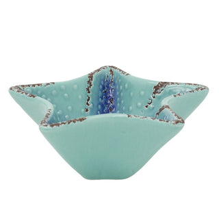 Large Ceramic Starfish Trinket Bowl, 20cm Nautical Jewellery Dish, Coastal Bowl