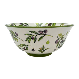 Large Olive Grove Fine China Serving Bowl, 16x7cm Ceramic Soup Cereal Bowl