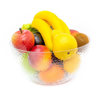 Large Plastic Salad Bowl Kitchen Serving Bowl | Garden Outdoor Dining Tableware