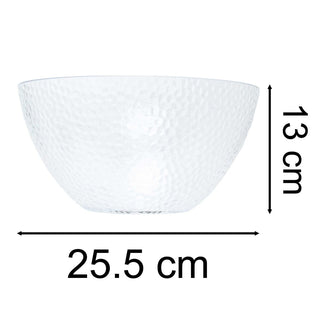 Large Plastic Salad Bowl Kitchen Serving Bowl | Garden Outdoor Dining Tableware