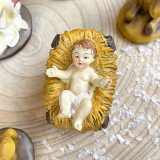 Large Traditional Deluxe Christmas Nativity Set Scene With 10 Detailed Figures