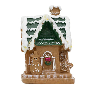LED Gingerbread House Ornament | Light - Up Mini Christmas House Decoration 13cm