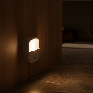 LED Motion Sensor Night Light, Battery Powered Self Adhesive Indoor Wall Light