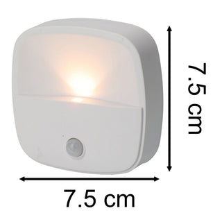 LED Motion Sensor Night Light, Battery Powered Self Adhesive Indoor Wall Light