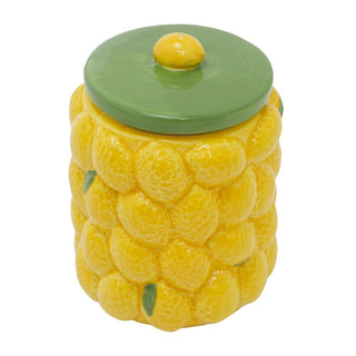 Lemon Kitchen Storage Jar | Ceramic Citrus Fruit Cookie Jar Biscuit Barrel