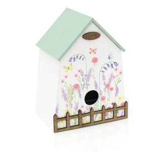 Meadow Wooden Bird Box Bird House | Bird Nesting Box Bird Hotel | Outdoor Bird Box For The Garden