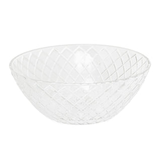 Medium Vintage Style Cut Glass Trinket Bowl, 17cm Decorative Jewellery Dish