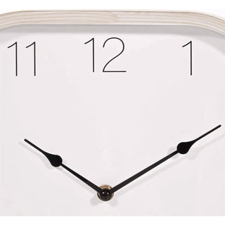 Modern Square Wall Clock 30cm Minimalist Wood - Effect Wall Mounted Clock for Home