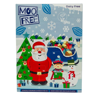 Moo Free Children's Dairy - Free White Chocolate Advent Calendar | Vegan & Gluten - Free 70g