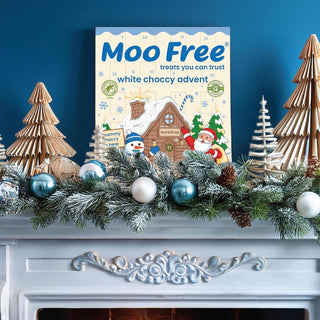 Moo Free Children's Dairy-Free White Chocolate Advent Calendar | Vegan & Gluten-Free 70g