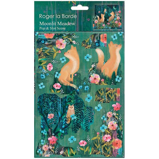 Moonlit Meadow Pop & Slot 3D Decoration | Build Your Own Flora & Fauna Diorama