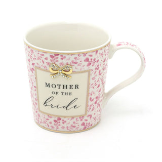 Mother of the Bride Wedding Mug | Boxed Ceramic Heart Wedding Favour Gift Mug
