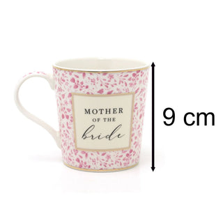 Mother of the Bride Wedding Mug | Boxed Ceramic Heart Wedding Favour Gift Mug