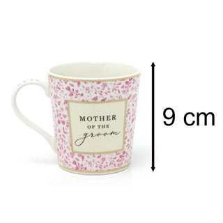Mother of the Groom Wedding Mug | Boxed Ceramic Heart Wedding Favour Gift Mug