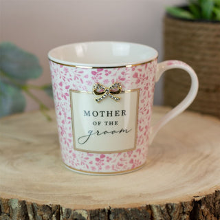 Mother of the Groom Wedding Mug | Boxed Ceramic Heart Wedding Favour Gift Mug