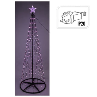 Multicolour LED Christmas Tree | Colour Changing Tree 370 RGB Lights UK Plug