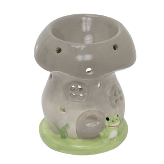 Mushroom Wax Melt Burner | 11cm Whimsical Toadstool Ceramic House Oil Burner