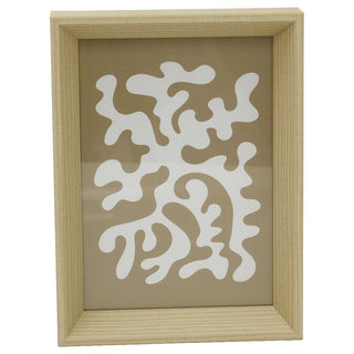 Natural Wood Photo Frame 5x7, Freestanding or Wall Hanging Portrait Frame