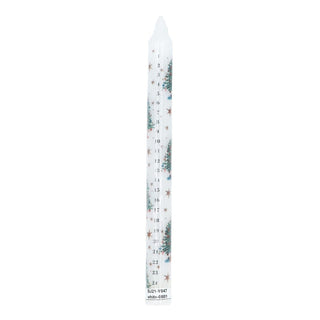 Nostalgic Christmas Tree Advent Candle | Festive Numbered Countdown Candle 23cm