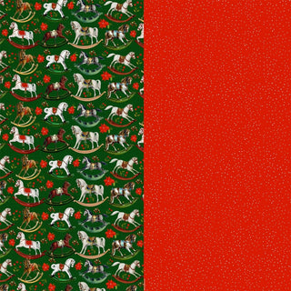 Nutcracker Christmas Wrapping Paper Book with 10 Stylish Sheets & Gift Tags