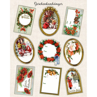 Nutcracker Christmas Wrapping Paper Book with 10 Stylish Sheets & Gift Tags