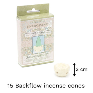 Pack Of 15 Backflow Incense Cones And Ceramic Burner | Waterfall Back Flowing Incense Cones With Holder | Aromatherapy Burner