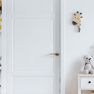 Pack of 4 Children's Wooden Animal Wall Hooks | Safari - Themed Coat Hooks & Pegs
