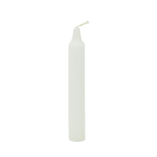 Pack of 8 White Candles | Unscented Long - Lasting Household Dinner Candles