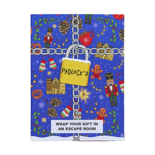 Padlock'd Christmas Escape Room Gift Wrapping Kit