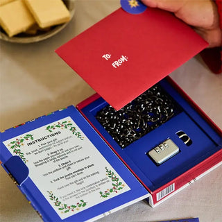 Padlock'd Christmas Escape Room Gift Wrapping Kit