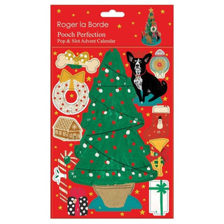 Perfect Pooch Tree Pop & Slot Christmas Advent Calendar Petite, 23cm Dog Scene