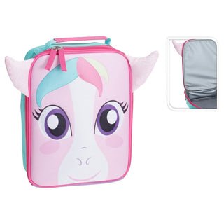 Pink Unicorn Lunch Bag for Girls | Insulated Kids Lunchbox with Handle Age 2+