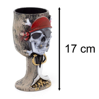 Pirate Plastic Drinks Goblet | Fancy Dress Cosplay Pirate Accessories