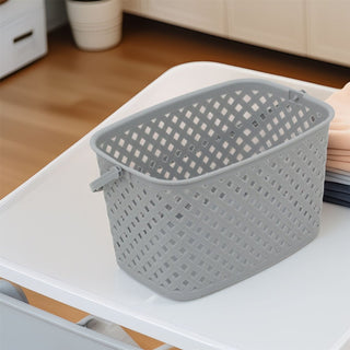 Plastic Washing Line Peg Basket with Hook | Hanging Laundry Clothes Peg Holder