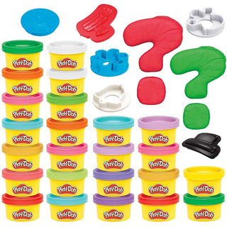 Play-Doh 24-Day Christmas Advent Calendar, 24 Cans, 16 Tools & Snowy Playmat