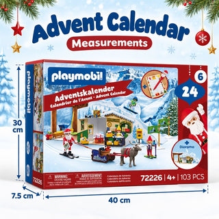 Playmobil Advent Calendar, At The North Pole 24 Door Christmas Calendar Age 4+