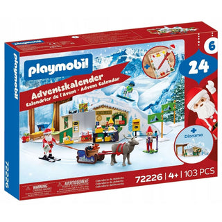 Playmobil Advent Calendar, At The North Pole 24 Door Christmas Calendar Age 4+